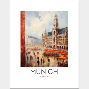 An Impressionist Painting of Munich - Germany Posters and Art